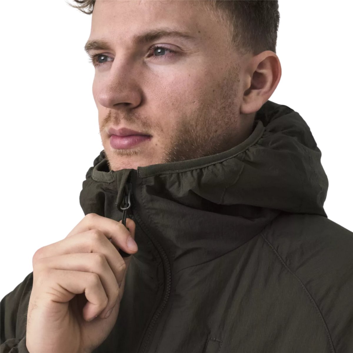 Helikon-Tex Wolfhound Chaqueta con capucha Nylon Windpack aislado Woodland Camo