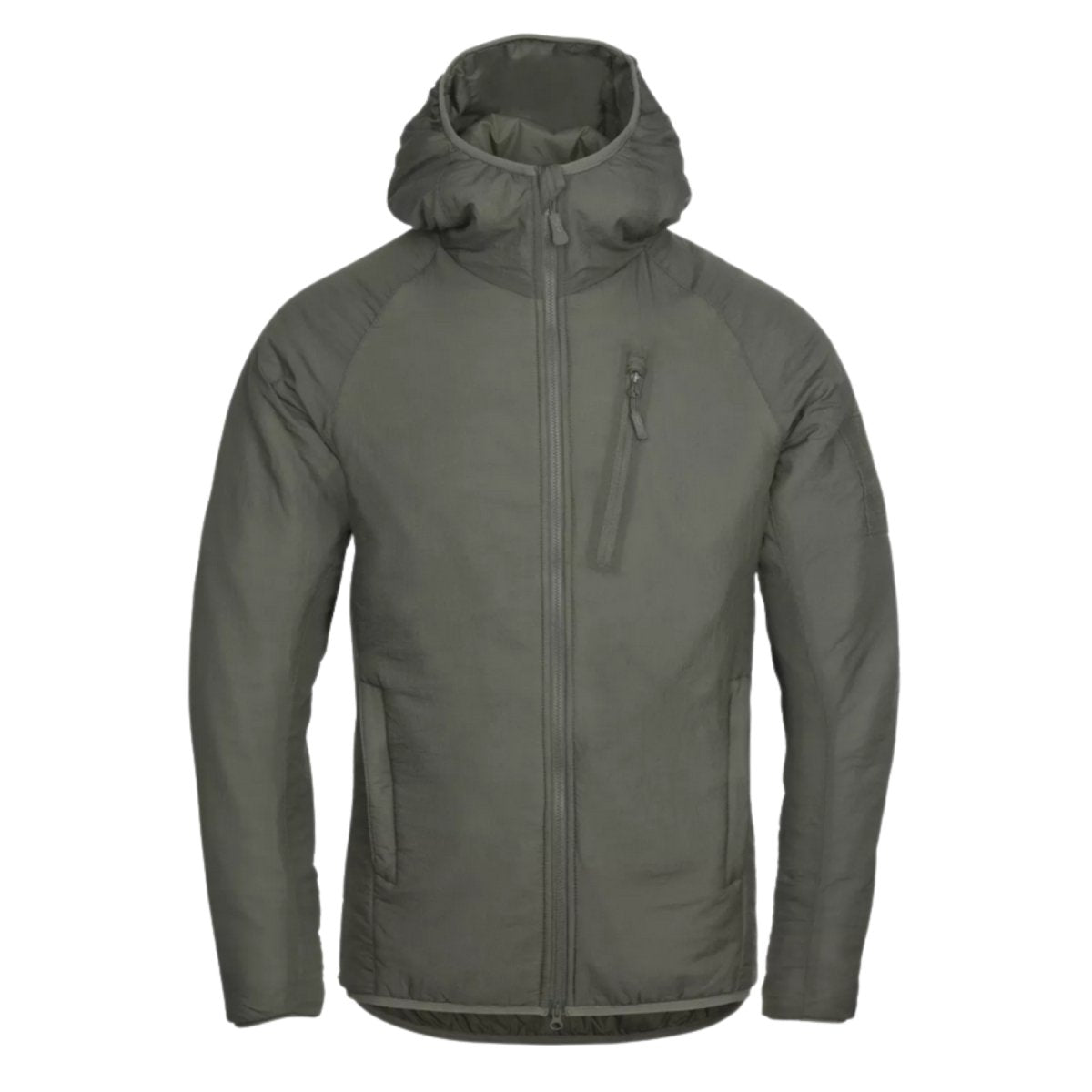 Helikon-Tex Wolfhound Chaqueta con capucha Nylon Windpack aislado Woodland Camo