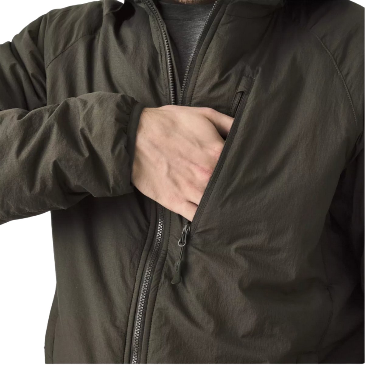 Helikon-Tex Wolfhound Chaqueta con capucha Nylon Windpack aislado Woodland Camo