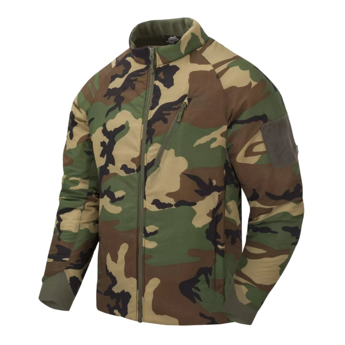 Helikon-Tex Wolfhound Chaqueta Climashield Aislamiento Windpack Woodland Camo