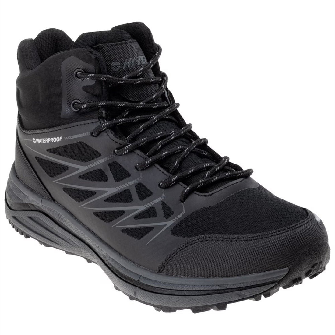 Botas tácticas HI-TEC Hewila MID WP Transpirables Impermeables Puntera reforzada Negro