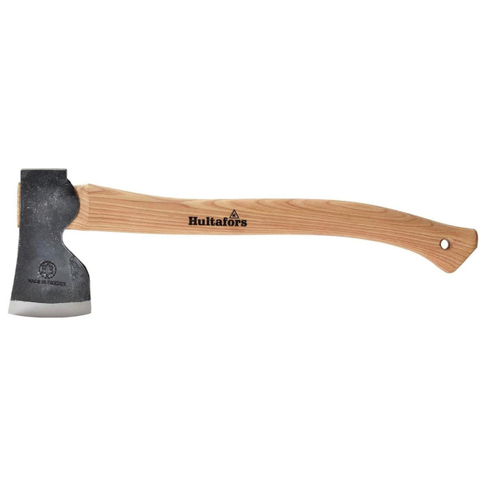 Hacha de caza HULTAFORS Dvardala de acero al carbono con mango de madera de nogal - GoMilitar
