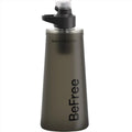 Katadyn BeFree AC 1L Filtro de agua Botella plegable Tecnología EZ Clean Negro