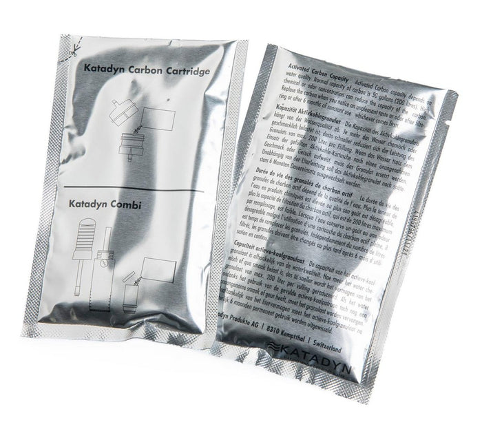 Cartuchos filtrantes Katadyn Combi recambio relleno carbón activado 2 paquetes - GoMilitar