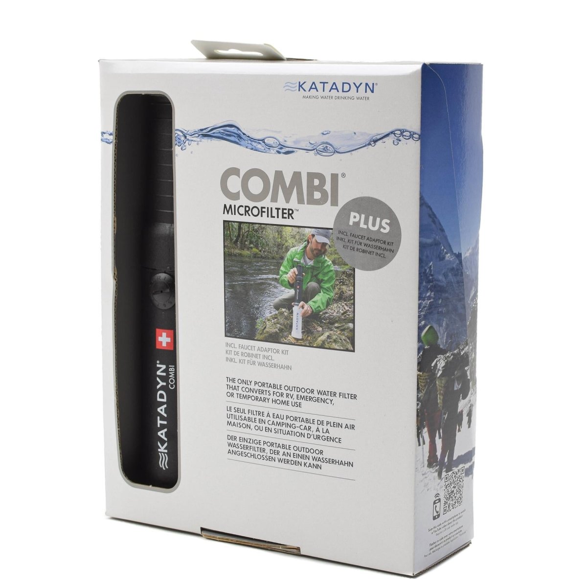 Katadyn Combi Plus Filtro de larga duración Purificación de emergencia de campamento Premio
