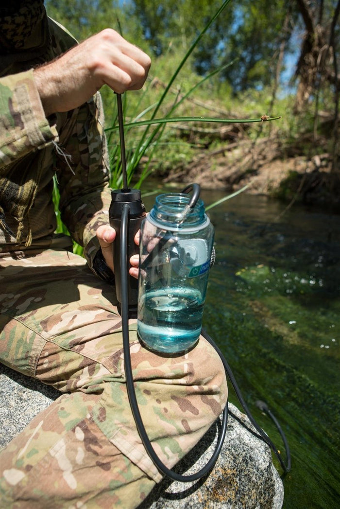 Katadyn Filtro de agua de bolsillo Táctico Camping Emergencia Campamento Purificación Premium - GoMilitar