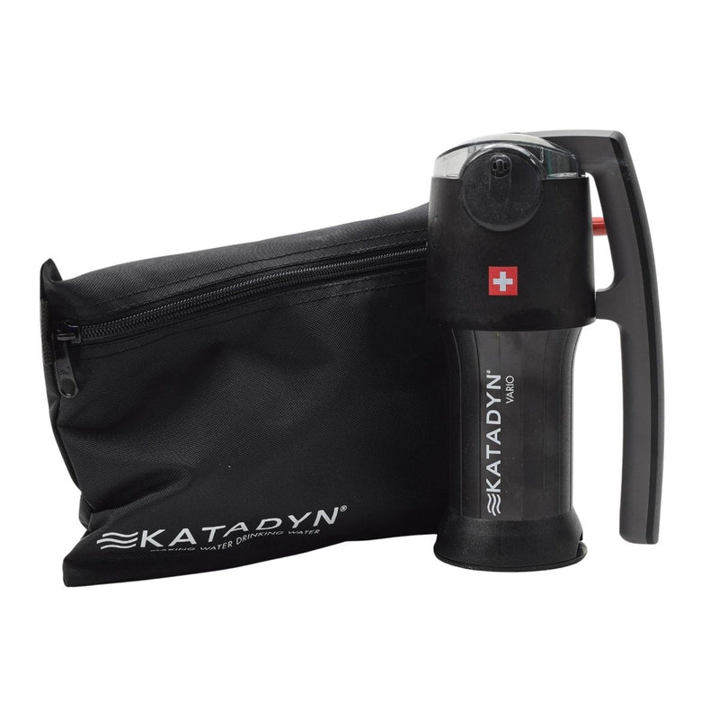 Katadyn Vario Filtro de agua de larga duración Purificación de emergencia de campamento Premio