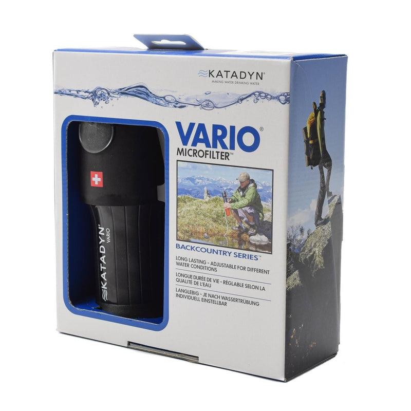 Katadyn Vario Filtro de agua de larga duración Purificación de emergencia de campamento Premio