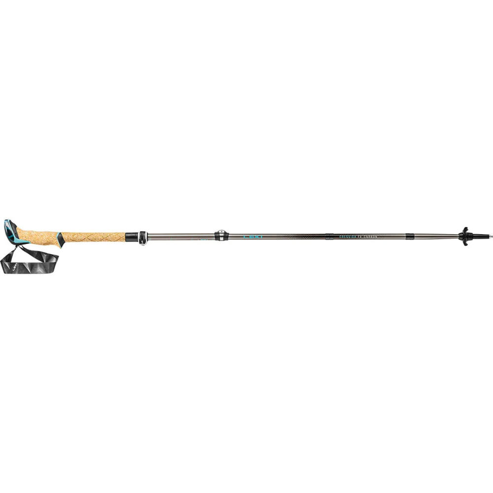 LEKI Cressida FX Bastones de trekking de carbono Par de senderismo plegable para mujer 100-120 cm