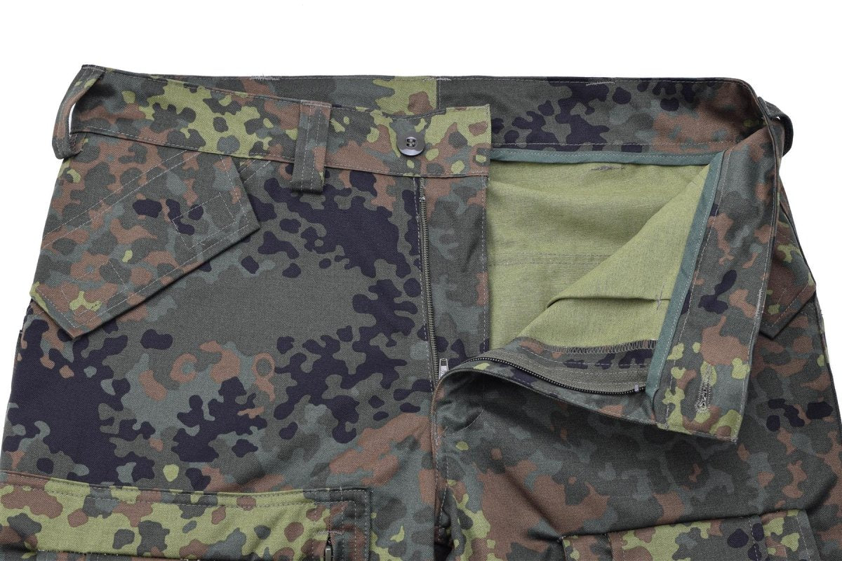 Pantalones tácticos del ejército Leo Kohler Flecktarn CAMO FORDE CARGO CAMPO DE CARGE