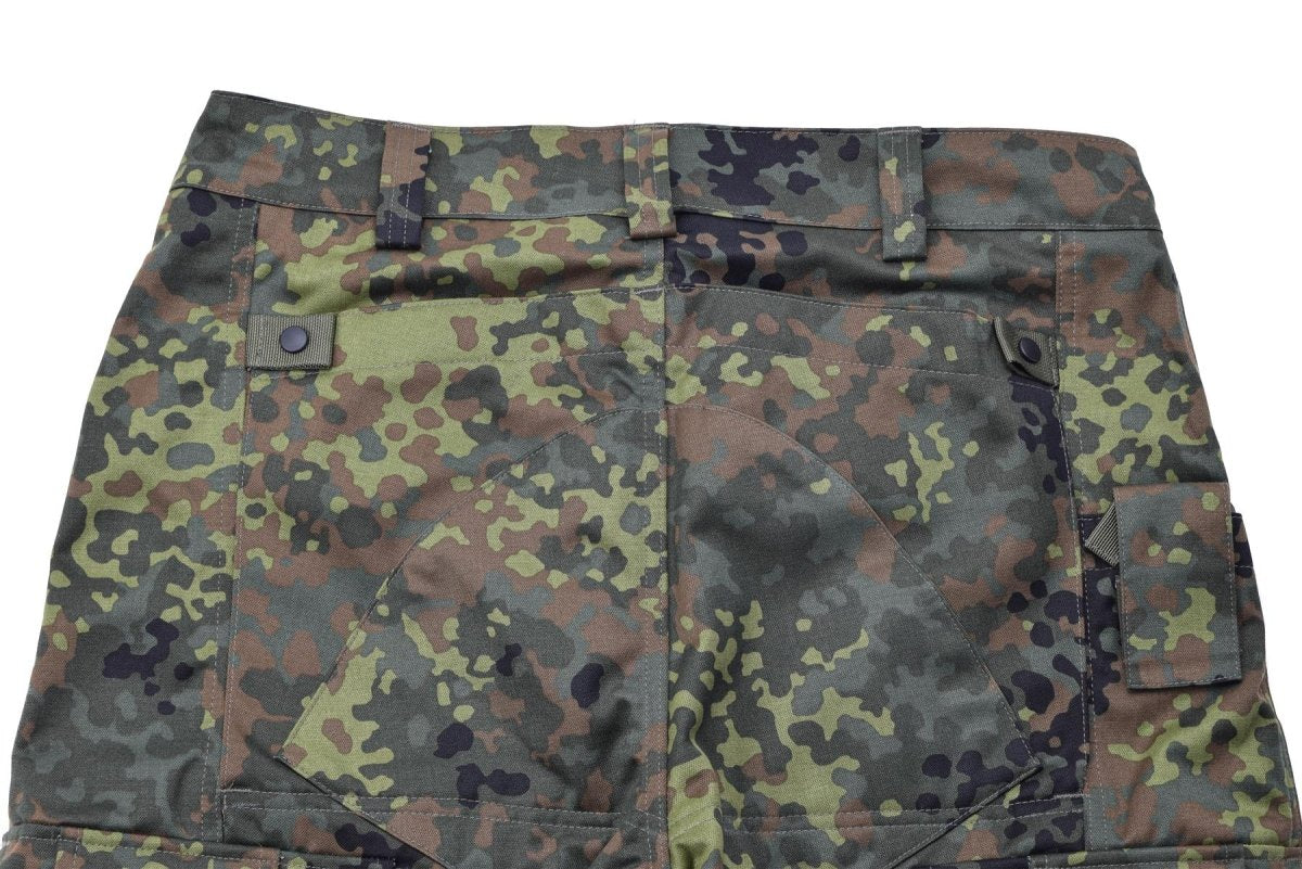 Pantalones tácticos del ejército Leo Kohler Flecktarn CAMO FORDE CARGO CAMPO DE CARGE