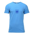 Leo Kohler Army Sport Camiseta Camiseta de manga corta BW Eagle Camisas azul
