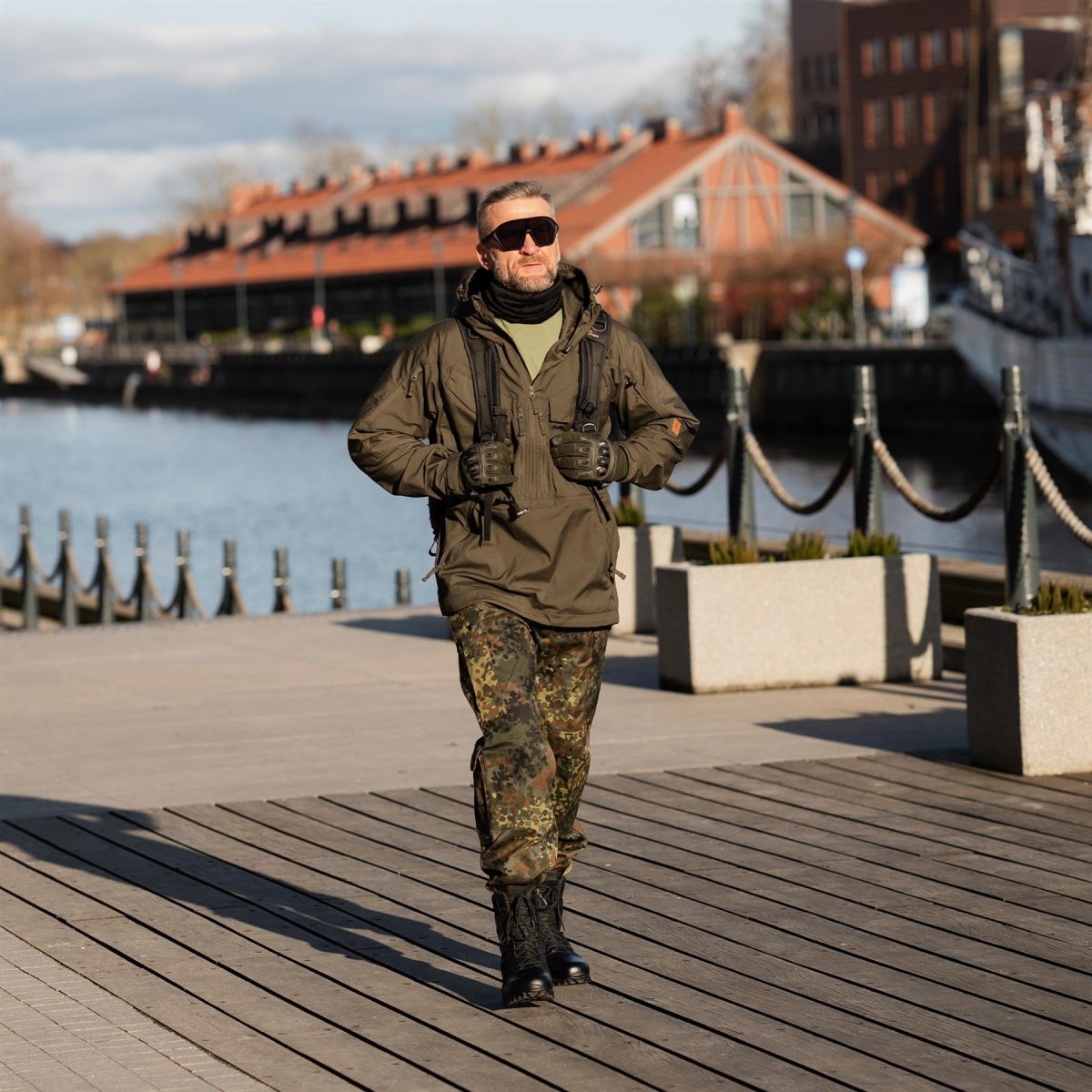 Leo Kohler Bdu Pants Bundeswehr Flecktarn CAMO Field Tactical Paintball pantalones