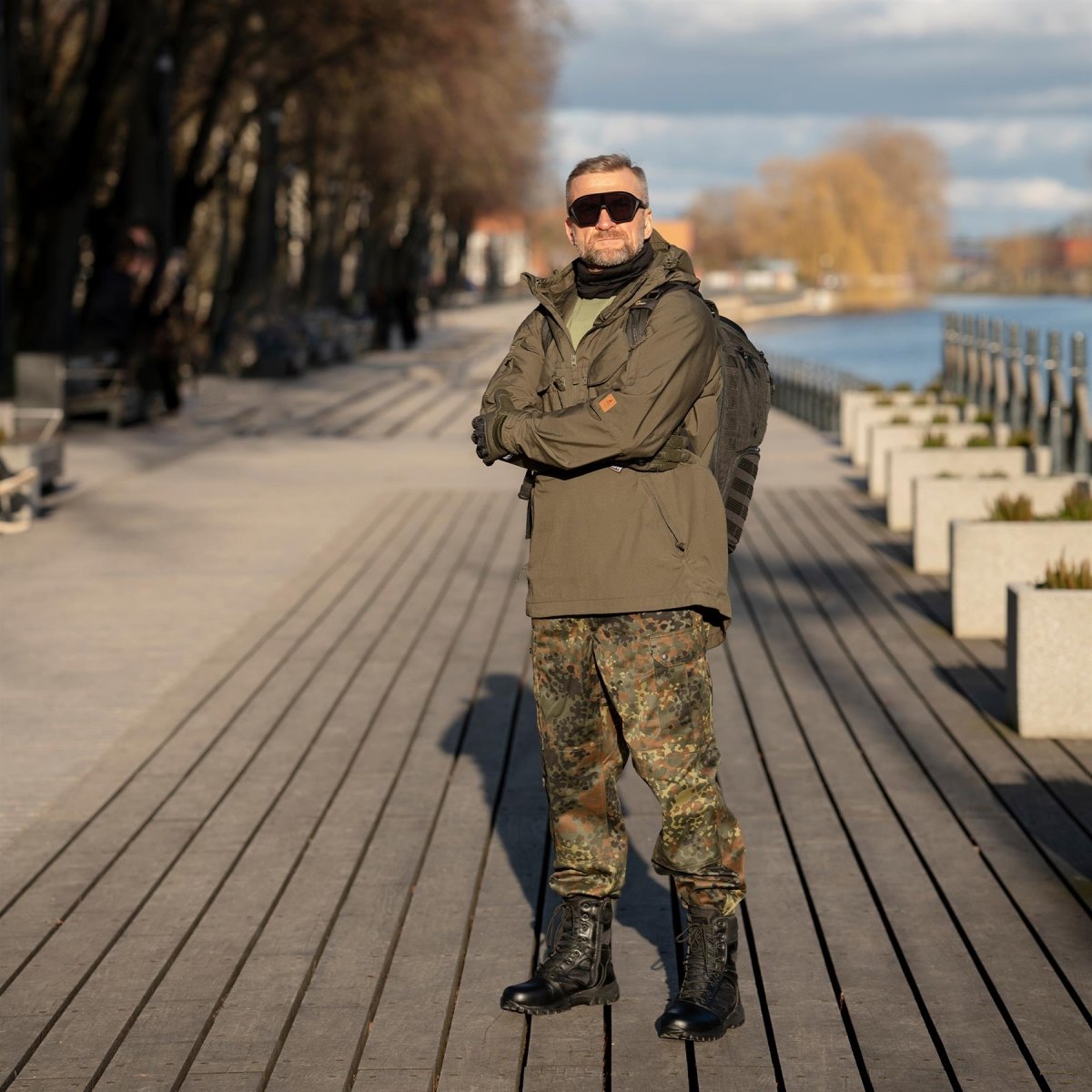 Leo Kohler Bdu Pants Bundeswehr Flecktarn CAMO Field Tactical Paintball pantalones