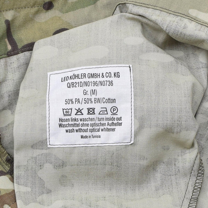 Pantalones de carga Leo Kohler reforzados los pantalones de servicio de acu camuflaje MTP