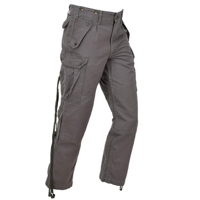 Pantalón militar de combate Leo Kohler BDU verde oliva con múltiples bolsillos y cintura ajustable, confeccionado en algodón ligero.