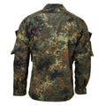 Leo Kohler Combat Military Flecktarn Camo camisas tácticas Fuerzas del ejército Tropas