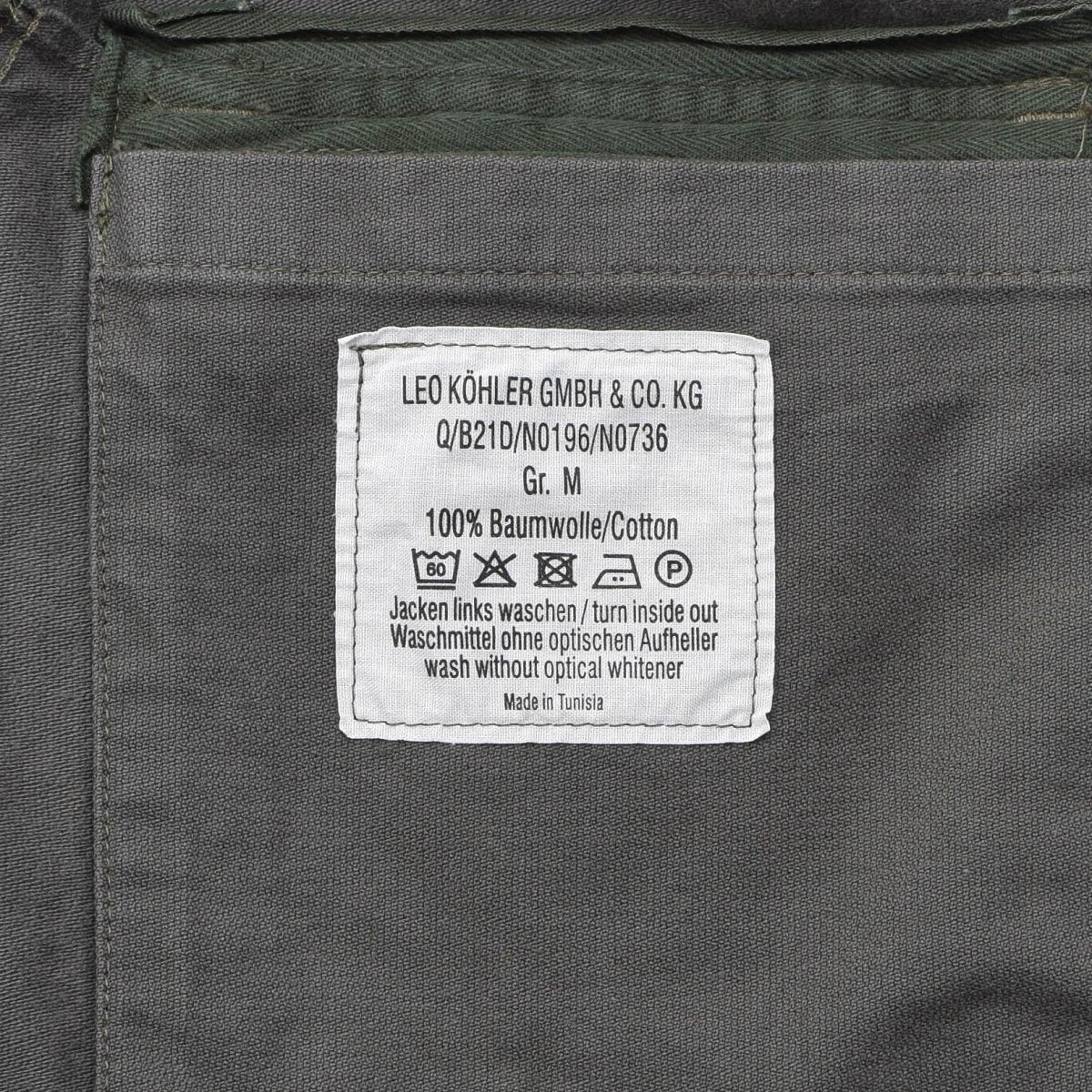 Leo Kohler Military Field Jacket Fuerza Tropas Camisas de campo del ejército Olive al aire libre