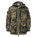 Leo Kohler Militar Ksk Smock Chaqueta táctica Campo Camufe de campo con capucha Flecktarn