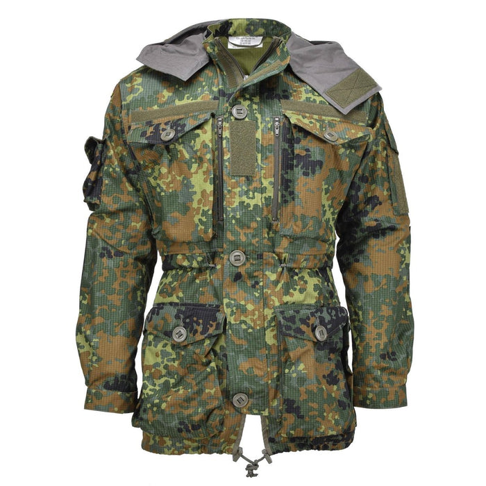 Leo Kohler military ripstop smock jacket flecktarn camouflage tactical cordura - GoMilitar