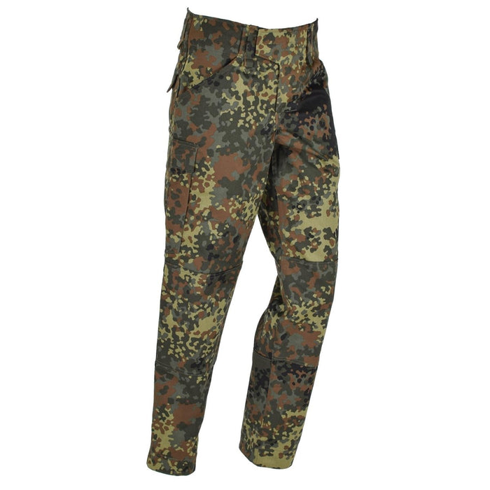 Los pantalones tácticos militares Leo Kohler exploran los pantalones de cintura alta con camuflaje flecktarn - GoMilitar