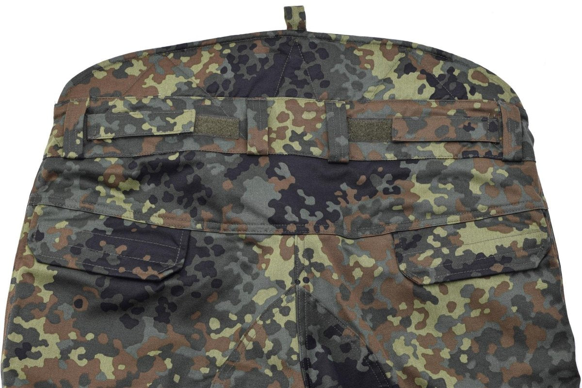 Leo Kohler Sniper Pantalones tácticos Tropas Fuerzas Fuerzas Rip-Stop Flecktarn Camo