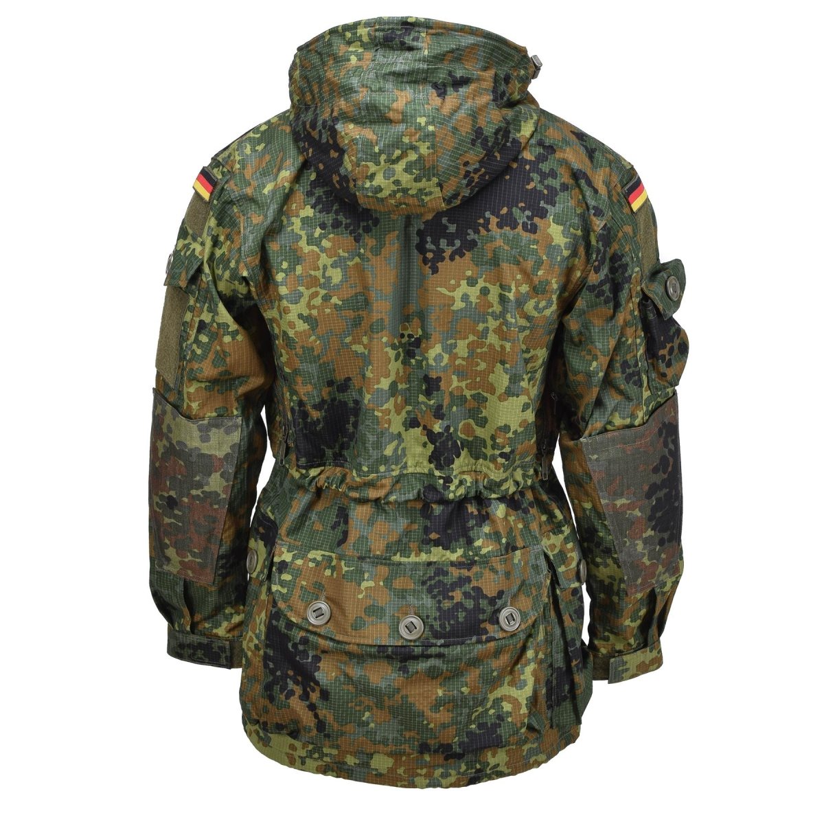 Leo Kohler Chaqueta táctica táctica Ripstop Cordura con capucha Cordura Codura reforzada