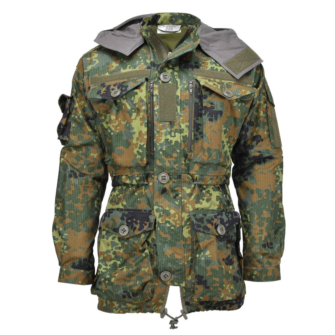 Leo Kohler Chaqueta táctica táctica Ripstop Cordura con capucha Cordura Codura reforzada