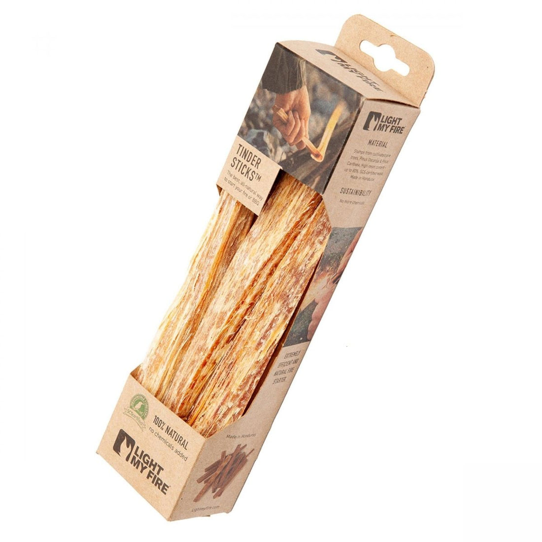 Light My Fire Tinder Sticks BBQ FIREPIT GRILL FINGURA FÁCIL ELE ELE NATURAL NUEVO NUEVO