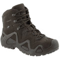 Botas tácticas Lowa Zephyr GTX Mid TF impermeables con eje acolchado marrón oscuro