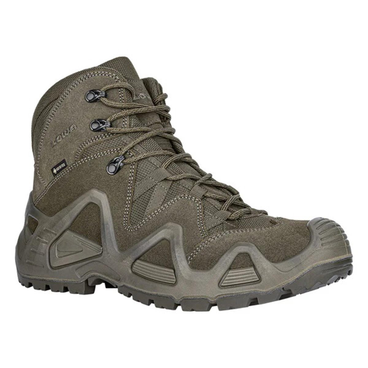 Lowa Zephyr GTX Mid TF Zapatos tácticos Gree-Tex® Membrane Green Green