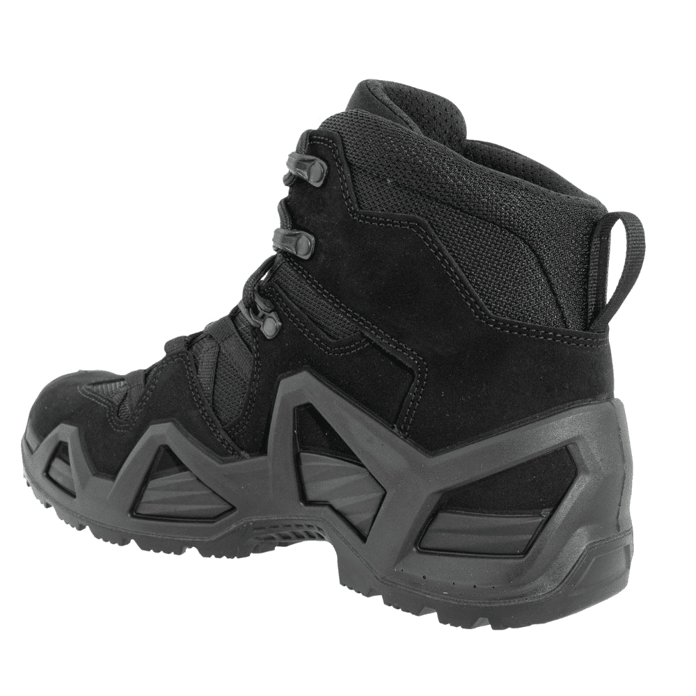 Botas de combate LOWA Zephyr MK2 GTX Mid GORE TEX impermeables resistentes a la abrasión negras