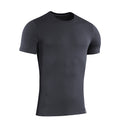 M-TAC 93/7 Camiseta Verano Algodón Ligero Elástico Manga Corta Gris Oscuro