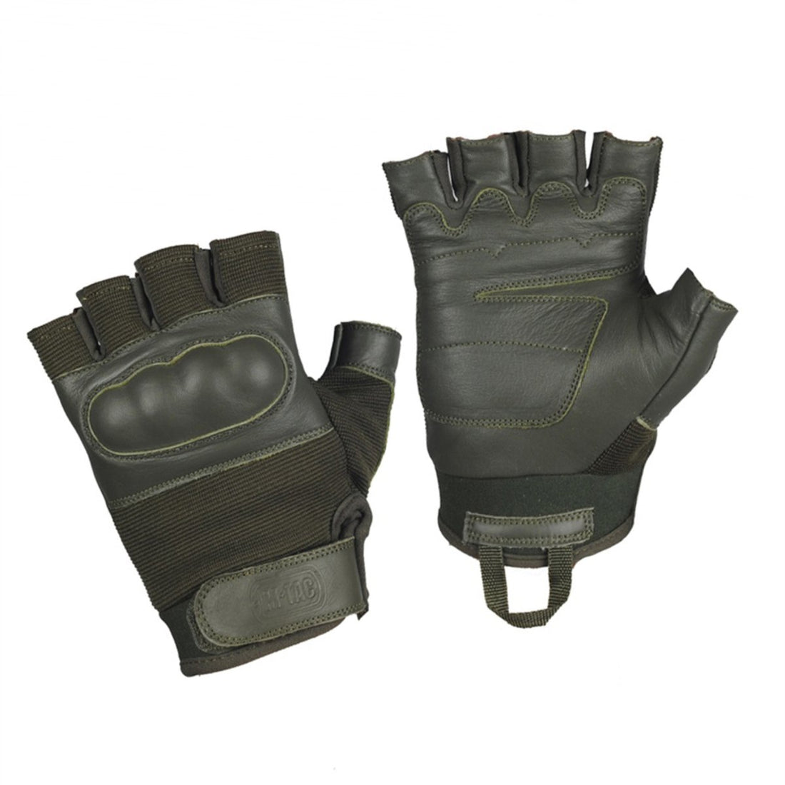 M-TAC Táctico de Asalto Mk. 4 guantes sin dedos nudillos almohadillas acolchadas verde oliva