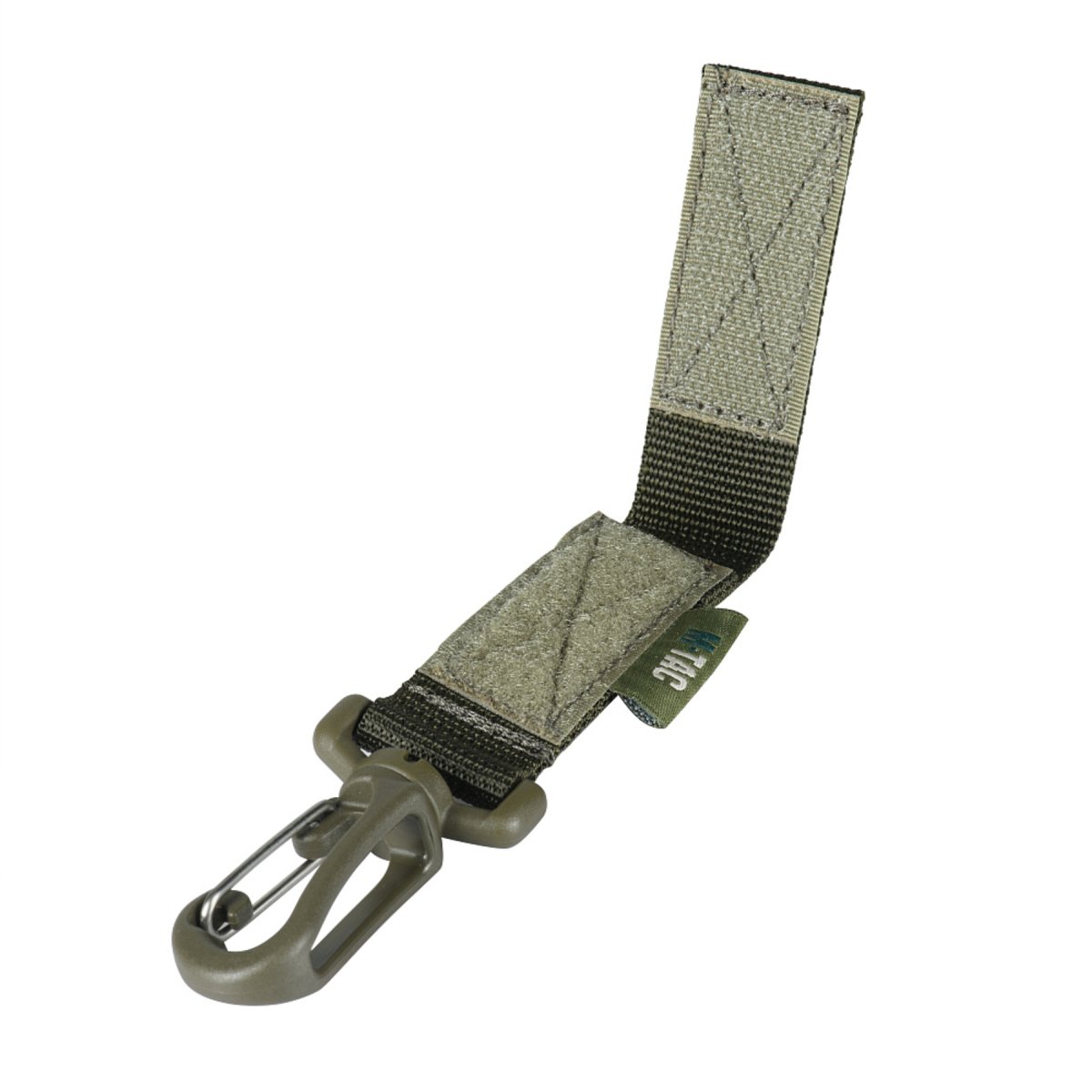 Accesorio de mosquetón M-TAC, interfaz MOLLE, cabestrillo Murdlock, equipo táctico, color oliva