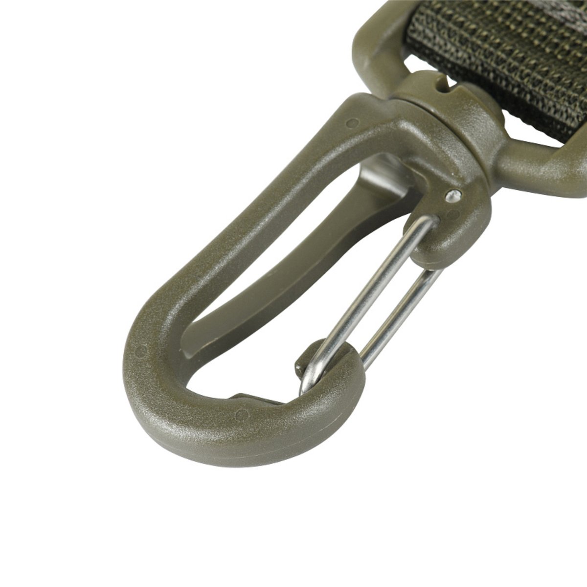 Accesorio de mosquetón M-TAC, interfaz MOLLE, cabestrillo Murdlock, equipo táctico, color oliva