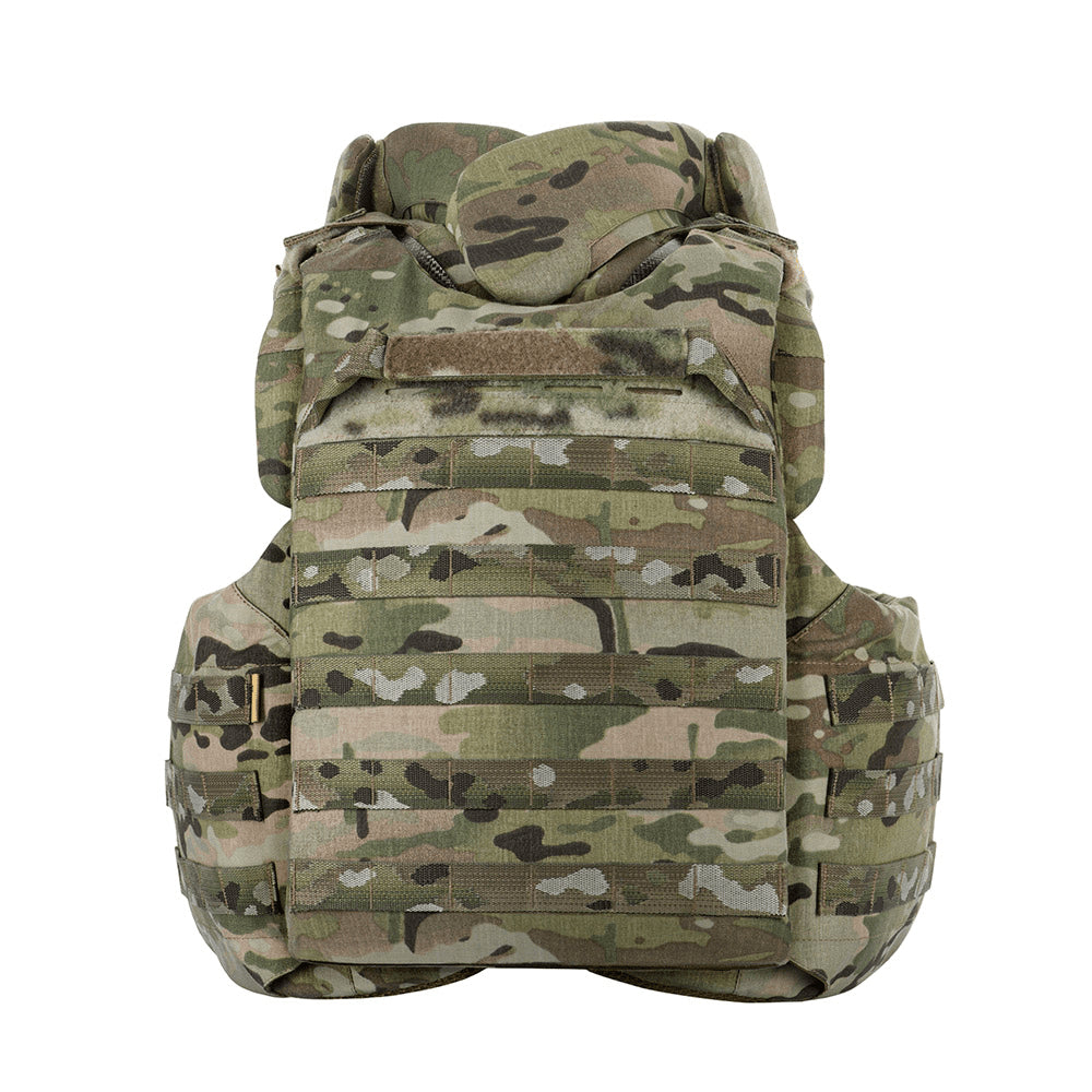 M-TAC Corset Elite Portaplacas tácticas MOLLE Liberación rápida MTP Camo