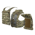 M-TAC Corset Elite Portaplacas tácticas MOLLE Liberación rápida MTP Camo
