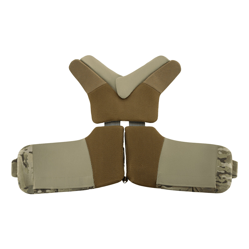 M-TAC Corset Elite Portaplacas tácticas MOLLE Liberación rápida MTP Camo