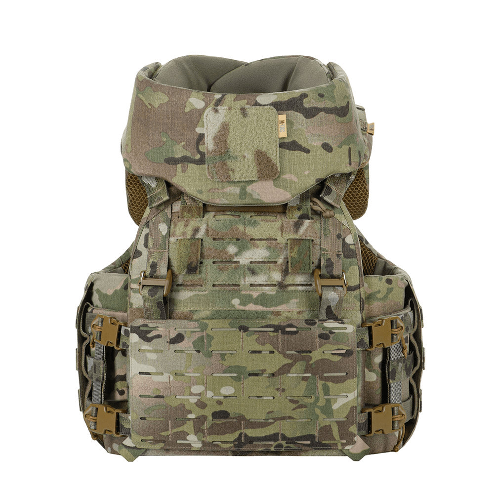 M-TAC Corset Elite Portaplacas tácticas MOLLE Liberación rápida MTP Camo