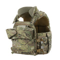 M-TAC Corset Elite Portaplacas tácticas MOLLE Liberación rápida MTP Camo