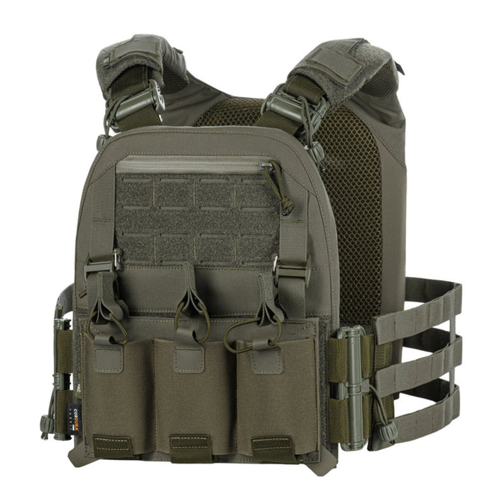 M - TAC Cuirass FAST Elite Tactical Plate Carier Duraflex Fasteners Cordura Olive - GoMilitar