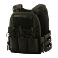 M-TAC Cuirass QRS Placa táctica Carier Cordura Sistema de liberación rápida Negro