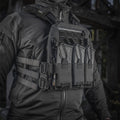 M-TAC Cuirass QRS Placa táctica Carier Cordura Sistema de liberación rápida Negro