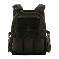 M-TAC Cuirass QRS Placa táctica Carier Cordura Sistema de liberación rápida Negro