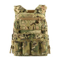 M-TAC Cuirass QRS Placa táctica Carier Cordurda Sistema de liberación rápida MTP Camo