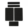 Juego de sujetadores de gancho y bucle M-TAC, equipo táctico con respaldo adhesivo, 5 uds.