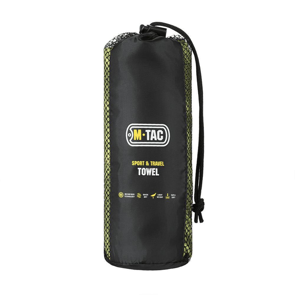 M-TAC Toalla de Microfibra 150x75cm Secado rápido Viajes al Aire Libre Camping Verde