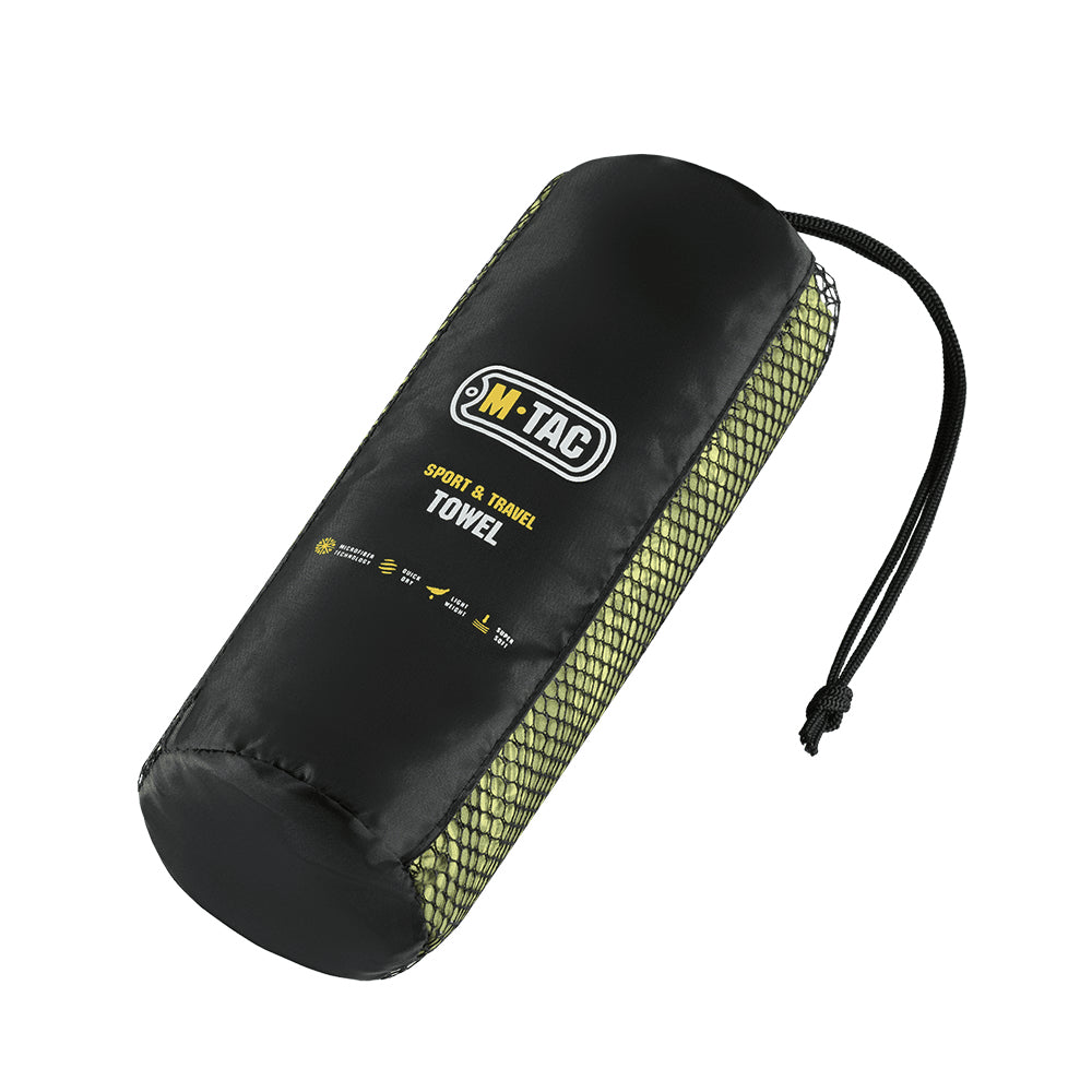 M-TAC Toalla de Microfibra 150x75cm Secado rápido Viajes al Aire Libre Camping Verde