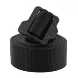 M-TAC Militar Military Combat Belt Canvas Durable Lanzamiento rápido Hebilla Negra